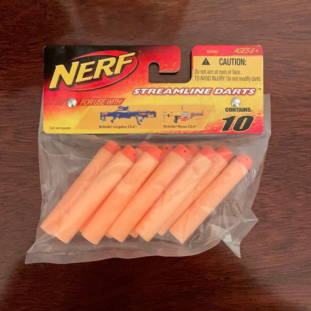 Nerf Streamline Darts Refill 10 Pack 62360